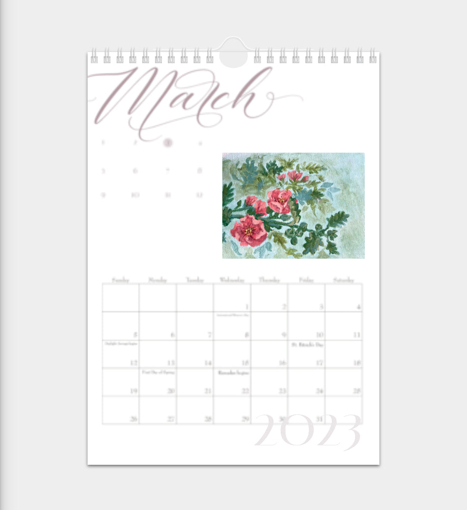 2023 Pirouetting Heart Art Cover Calendar