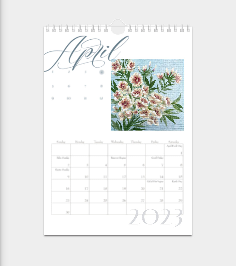 2023 Pirouetting Heart Art Cover Calendar