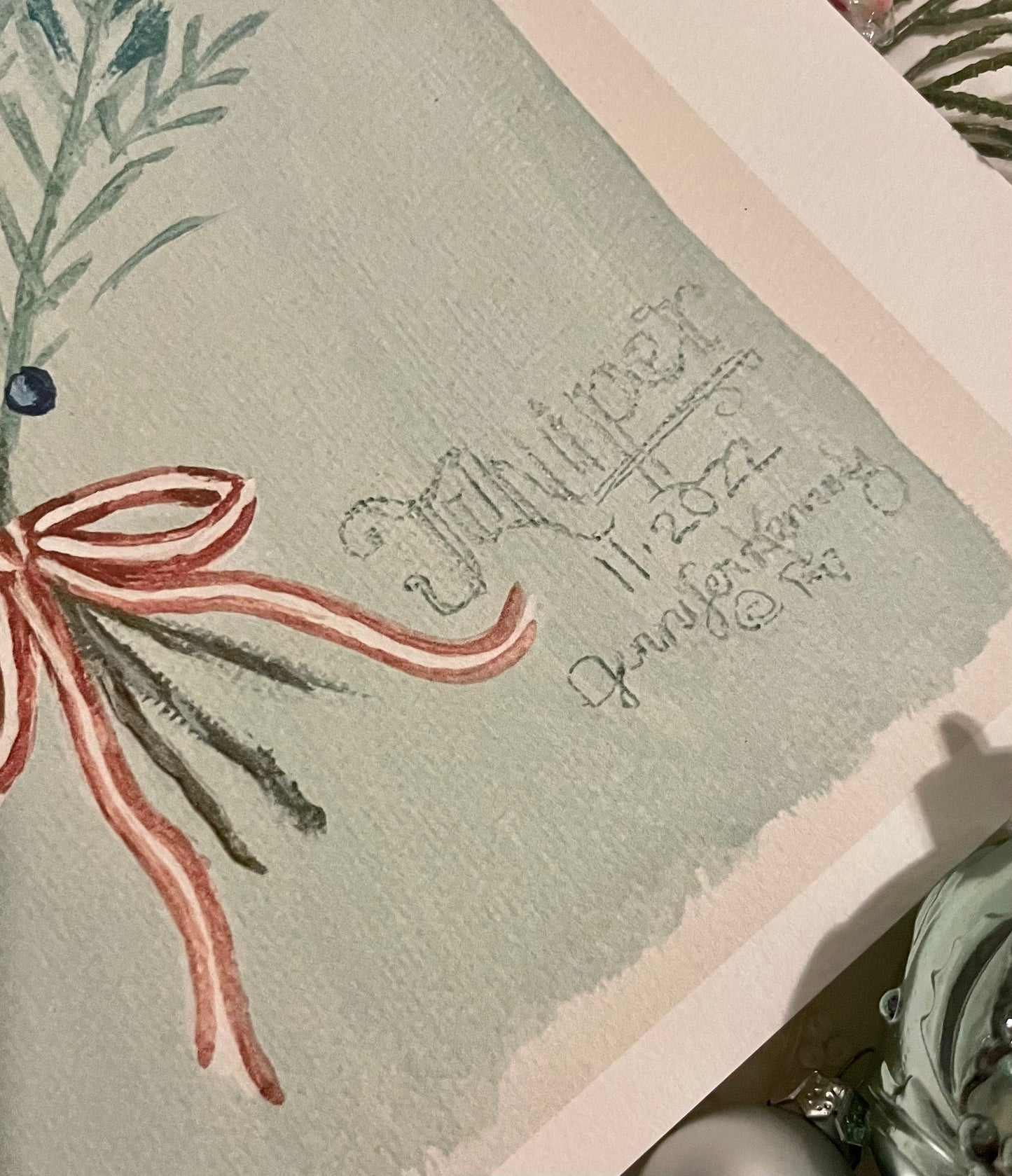 2022 Christmas Greenery Prints