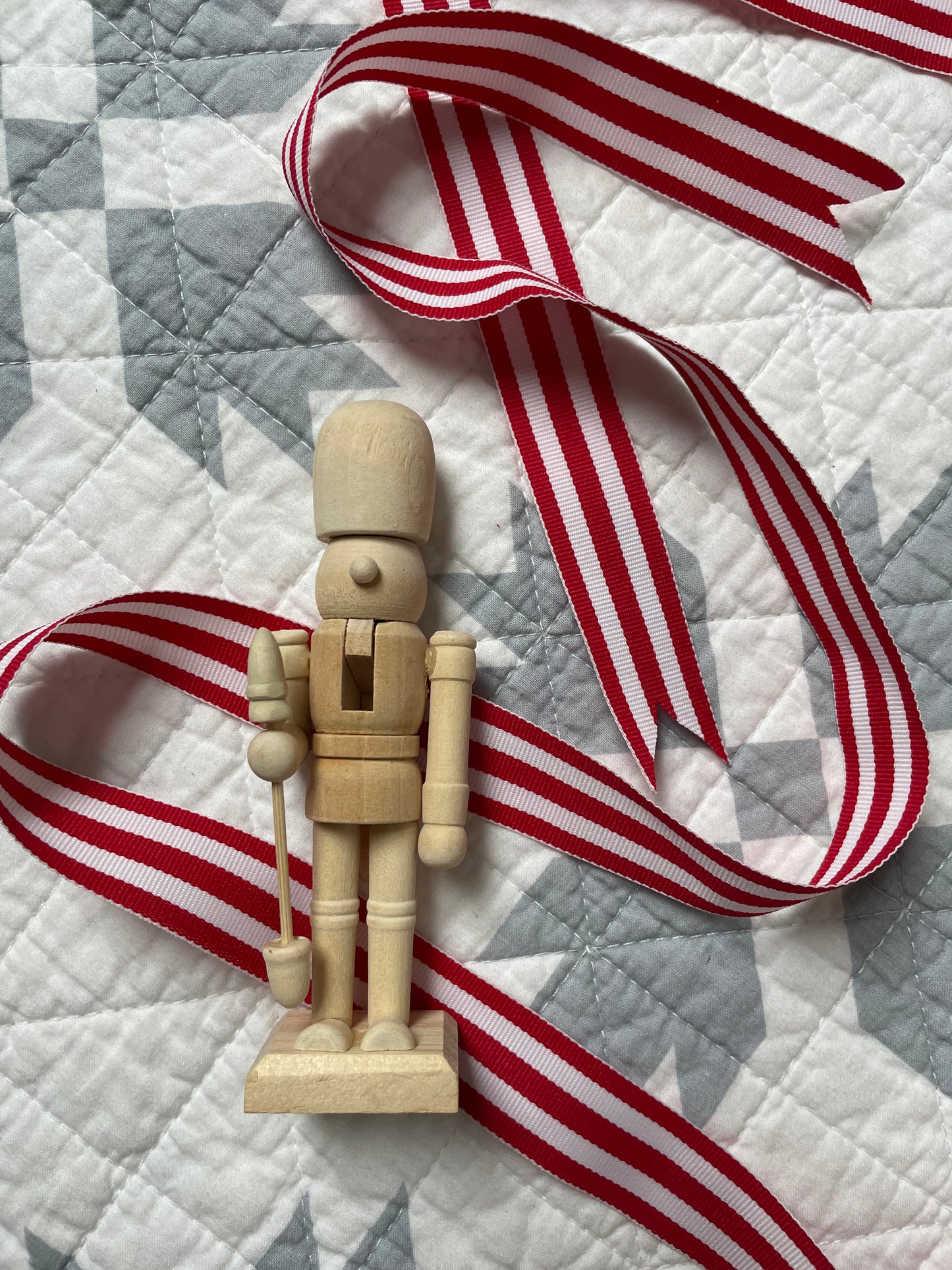 5in Raw Wood Nutcracker