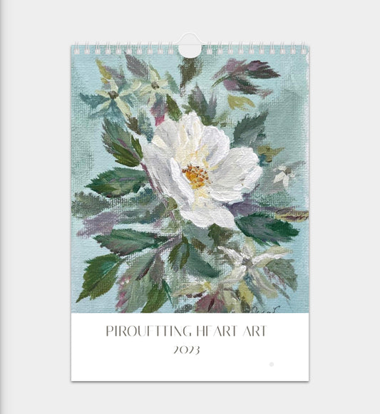 2023 Pirouetting Heart Art Cover Calendar