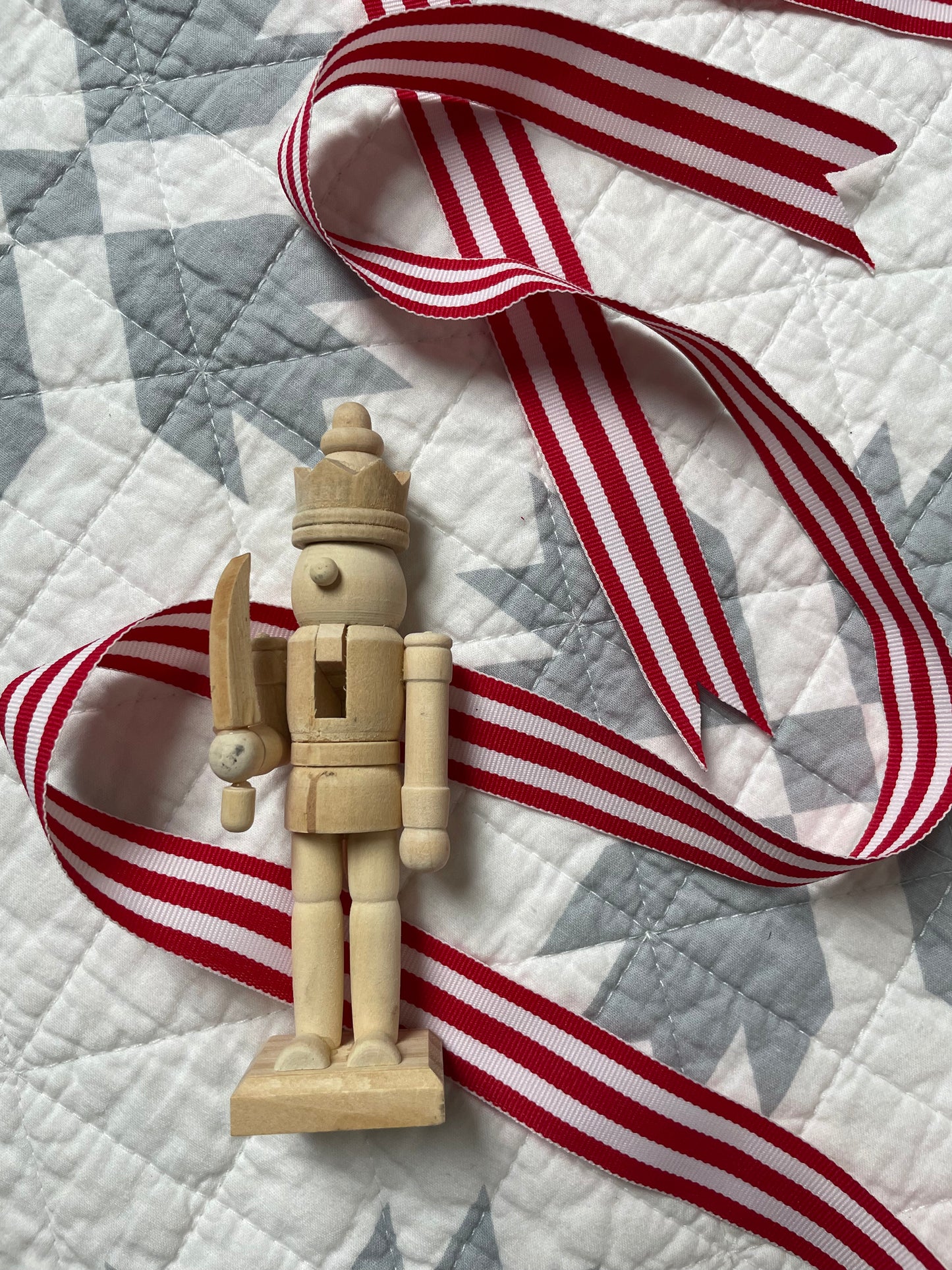 5in Raw Wood Nutcracker