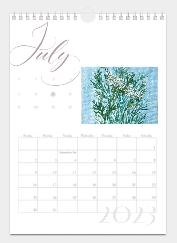 2023 ‘Elegant’ Artober Florals Calendar