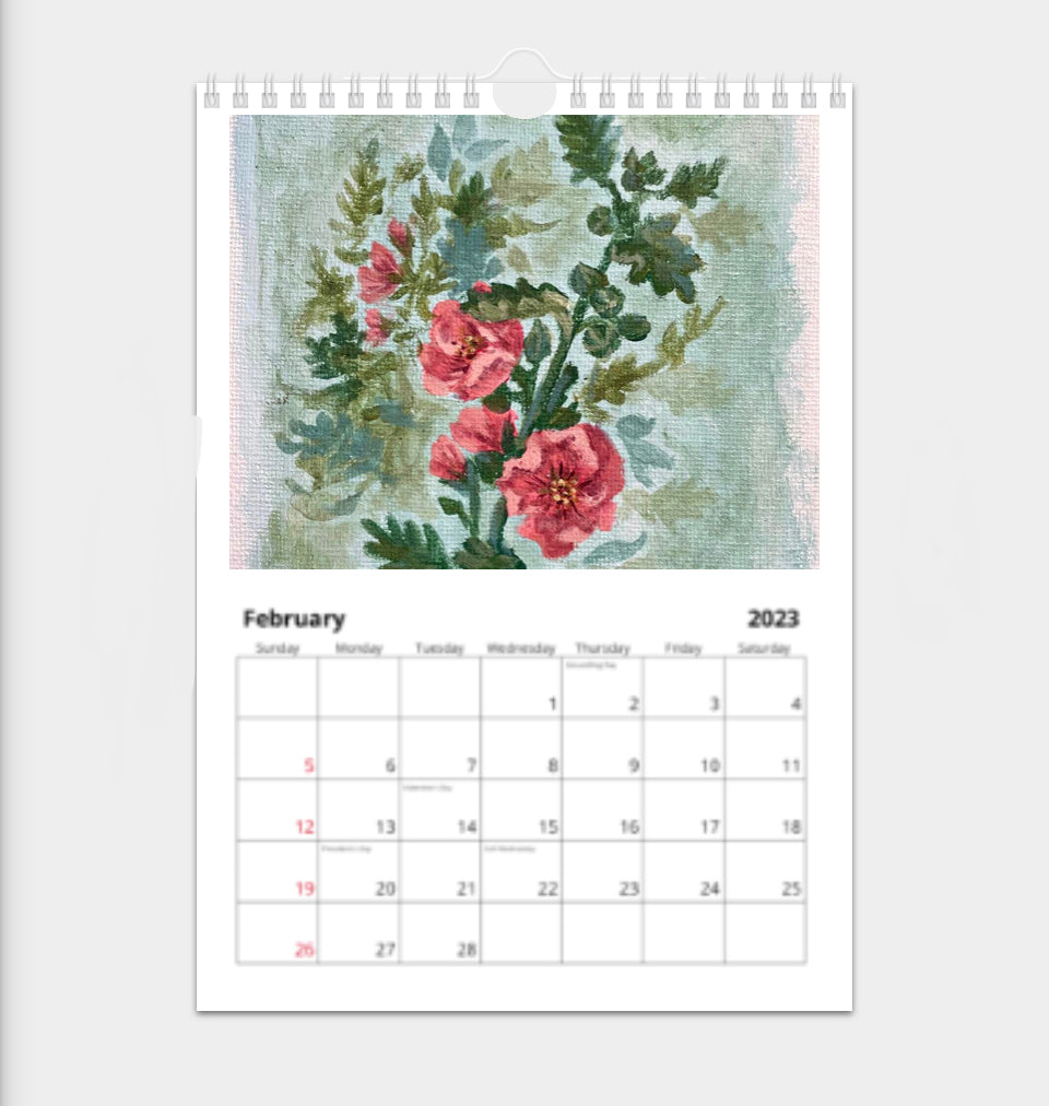 2023 Classic Artober Florals Calendar