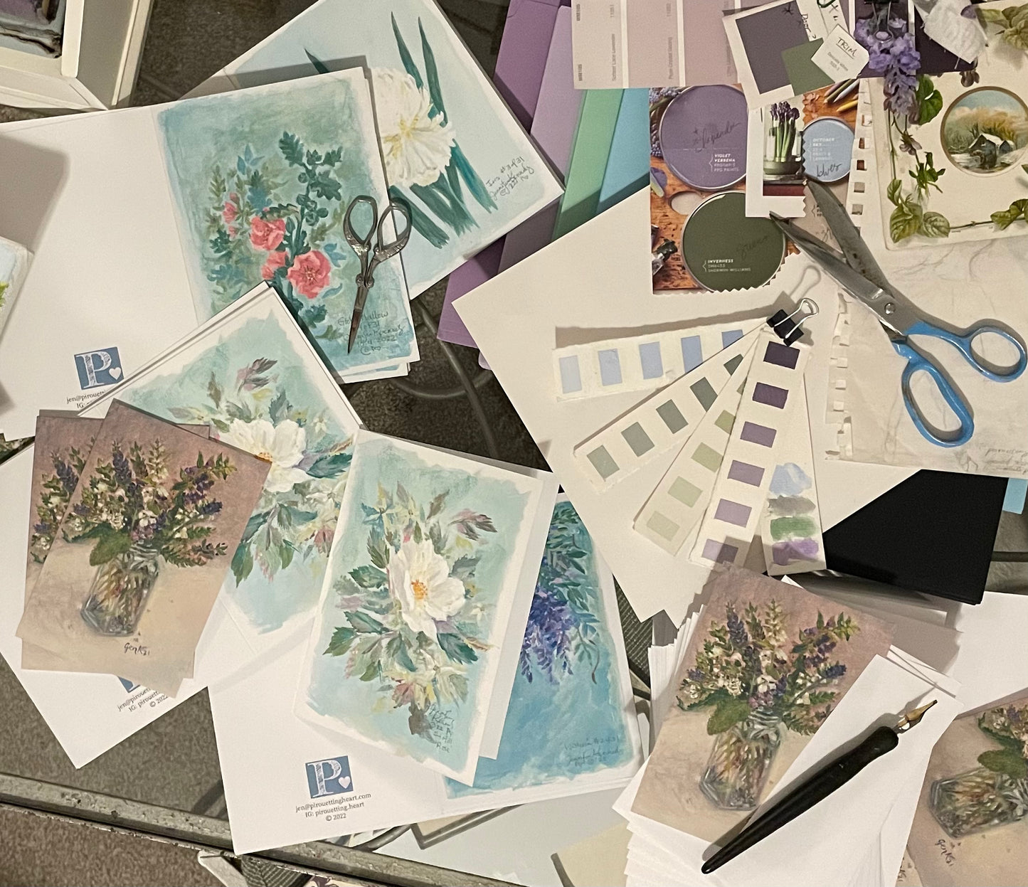 5x7 2022 Artober Challenge Note cards