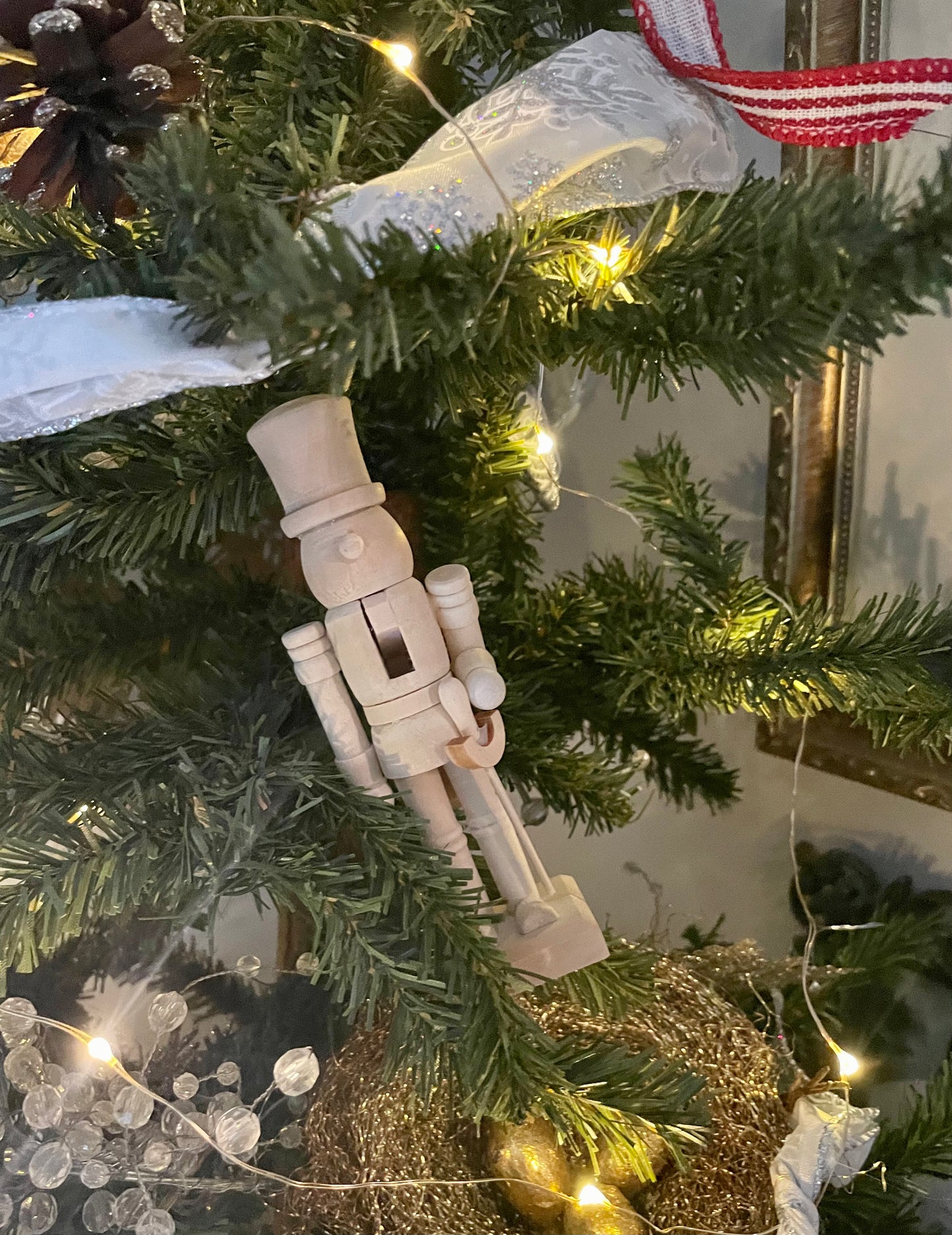 5in Raw Wood Nutcracker