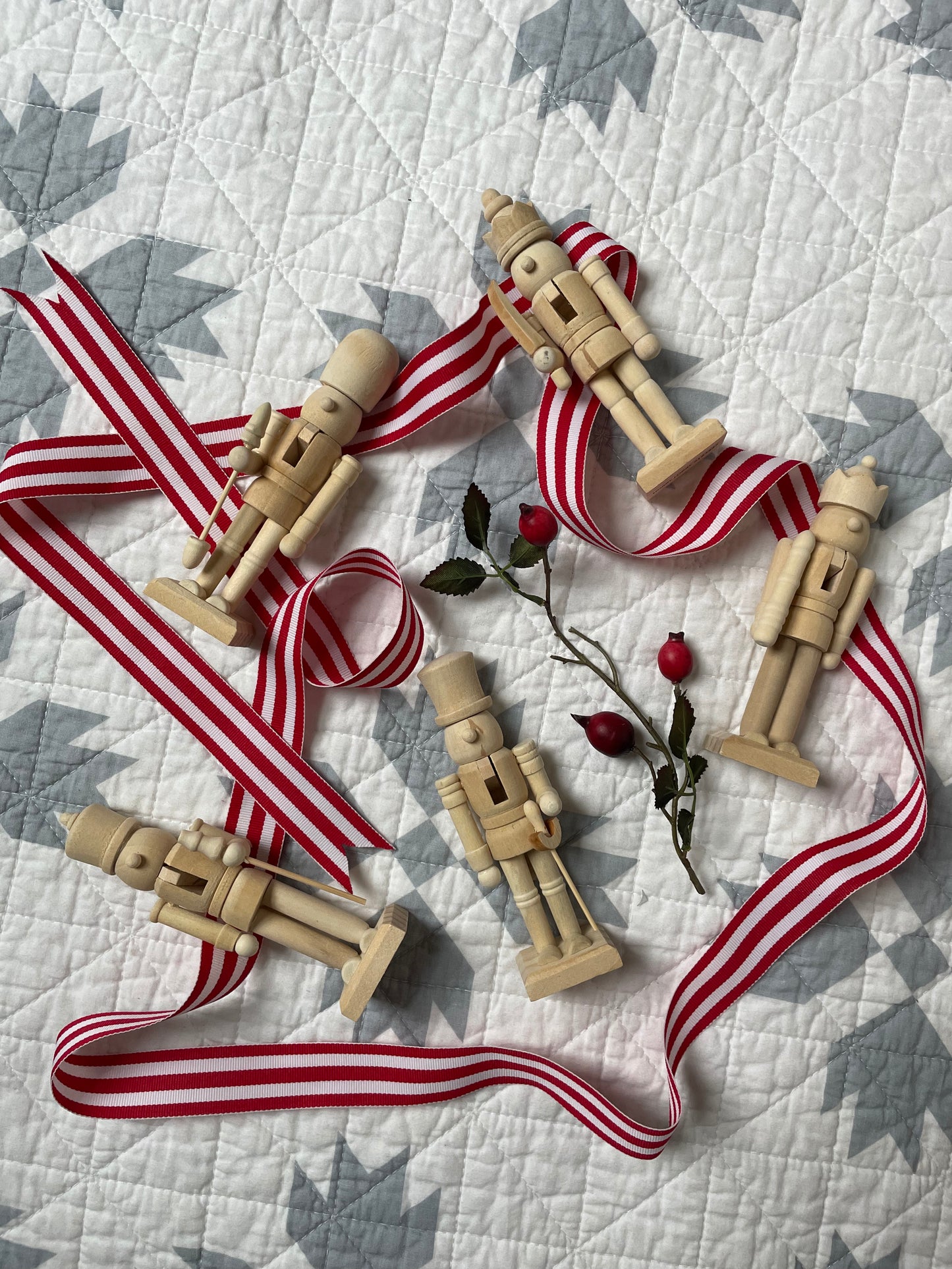 5in Raw Wood Nutcracker