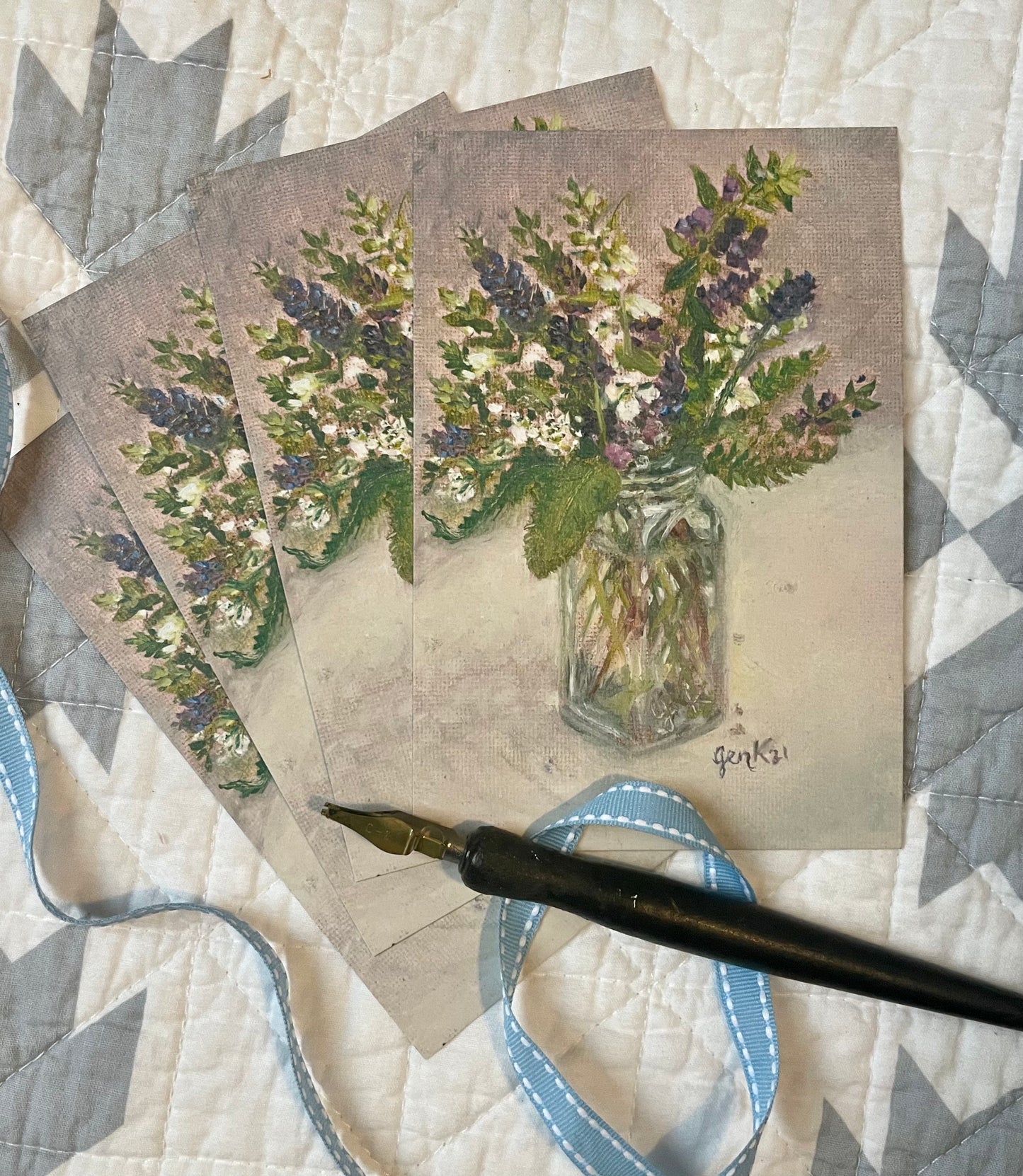 4x6 Summer’s End Note Card