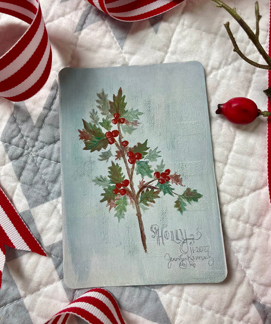 2022 Christmas Greenery Sheet Magnet
