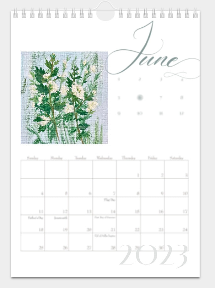 2023 ‘Elegant’ Artober Florals Calendar