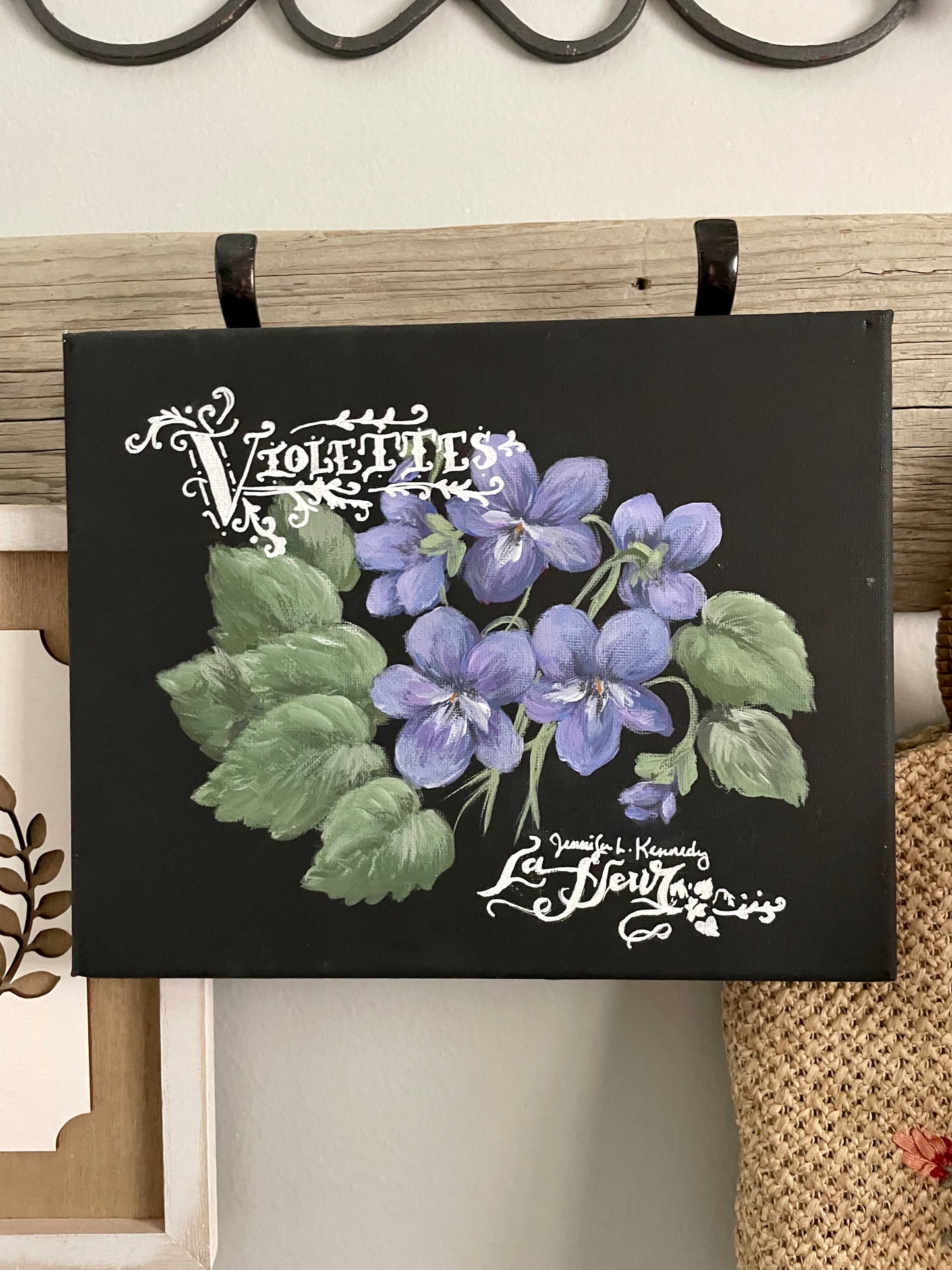 Fine Art Prints: Violets or Hydrangeas