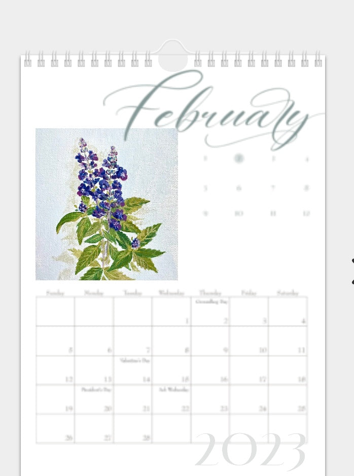 2023 ‘Elegant’ Artober Florals Calendar