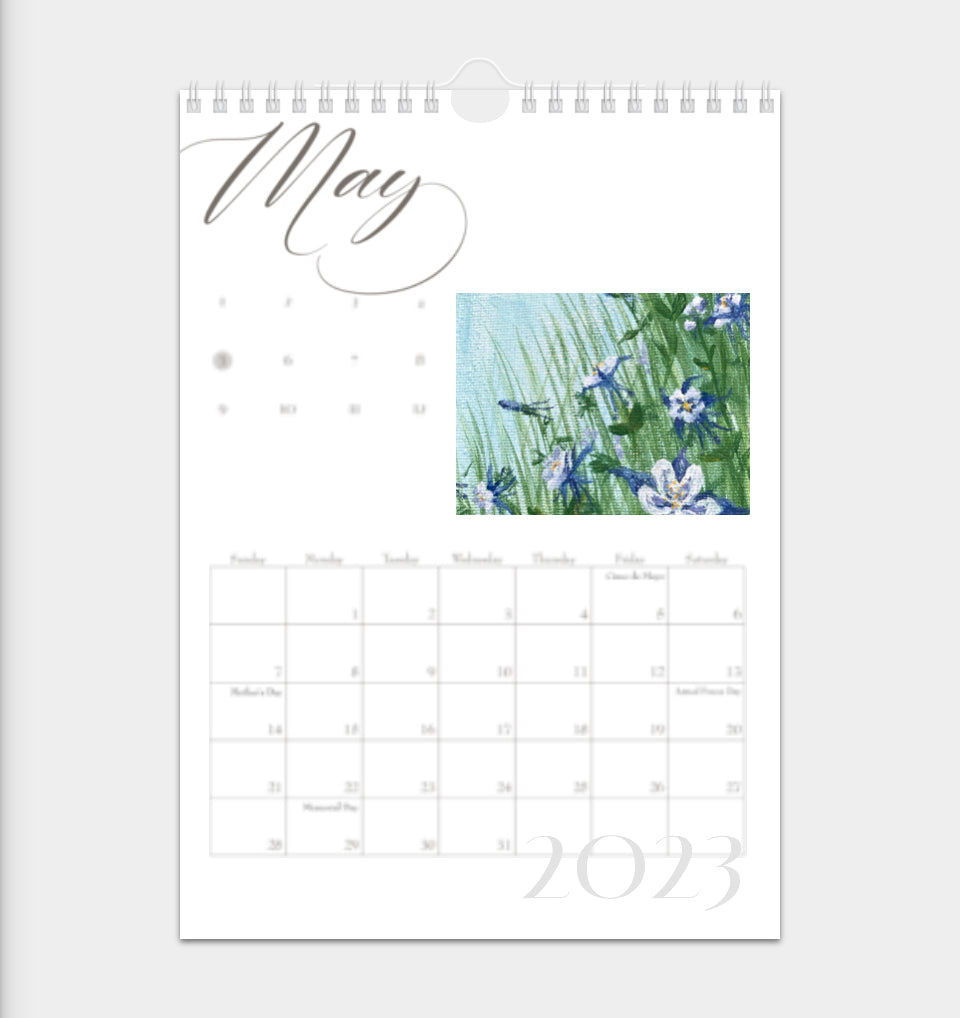 2023 Pirouetting Heart Art Cover Calendar