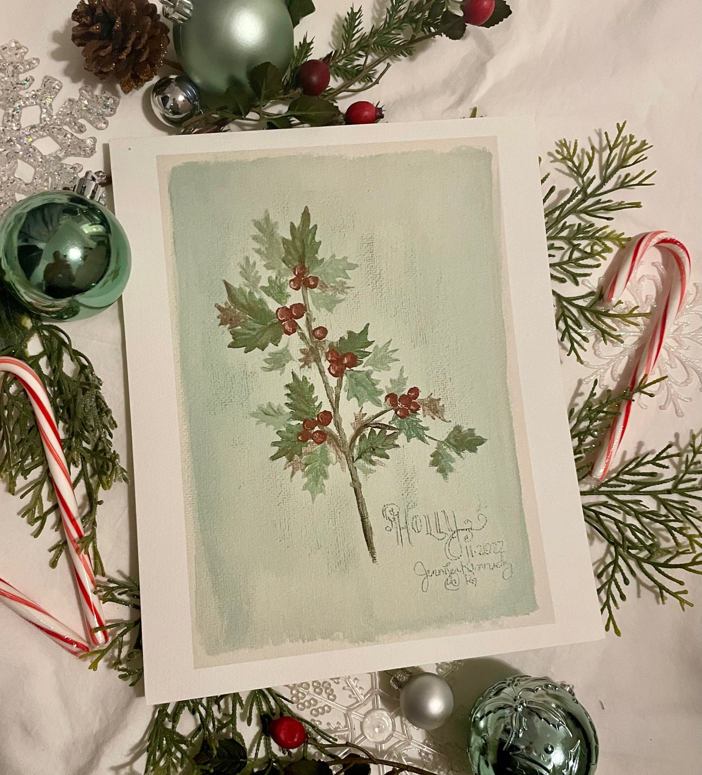 2022 Christmas Greenery Prints