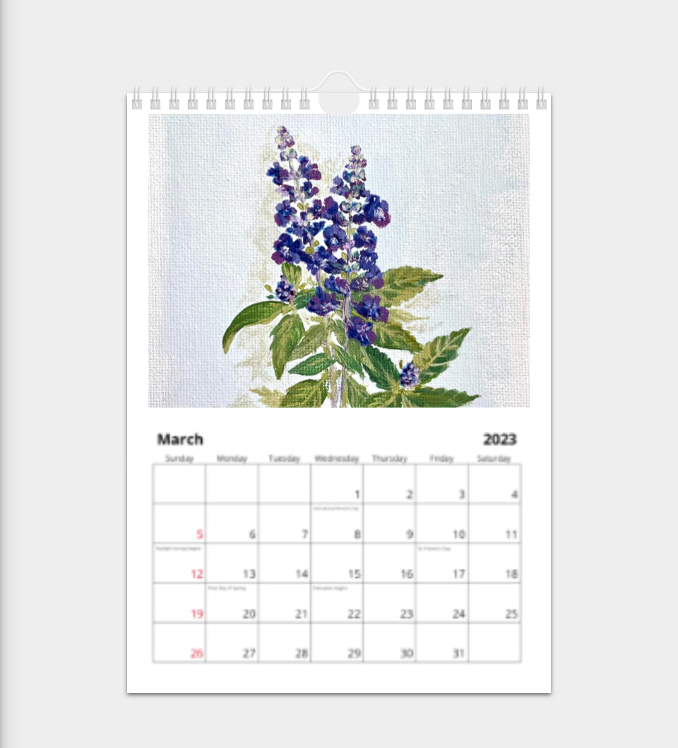 2023 Classic Artober Florals Calendar