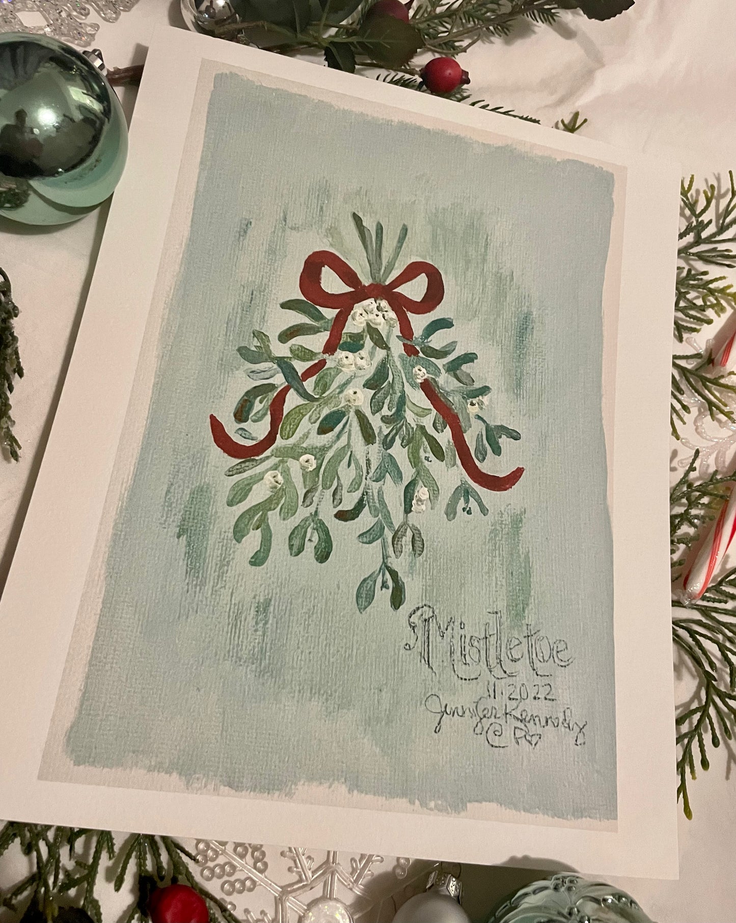 2022 Christmas Greenery Prints