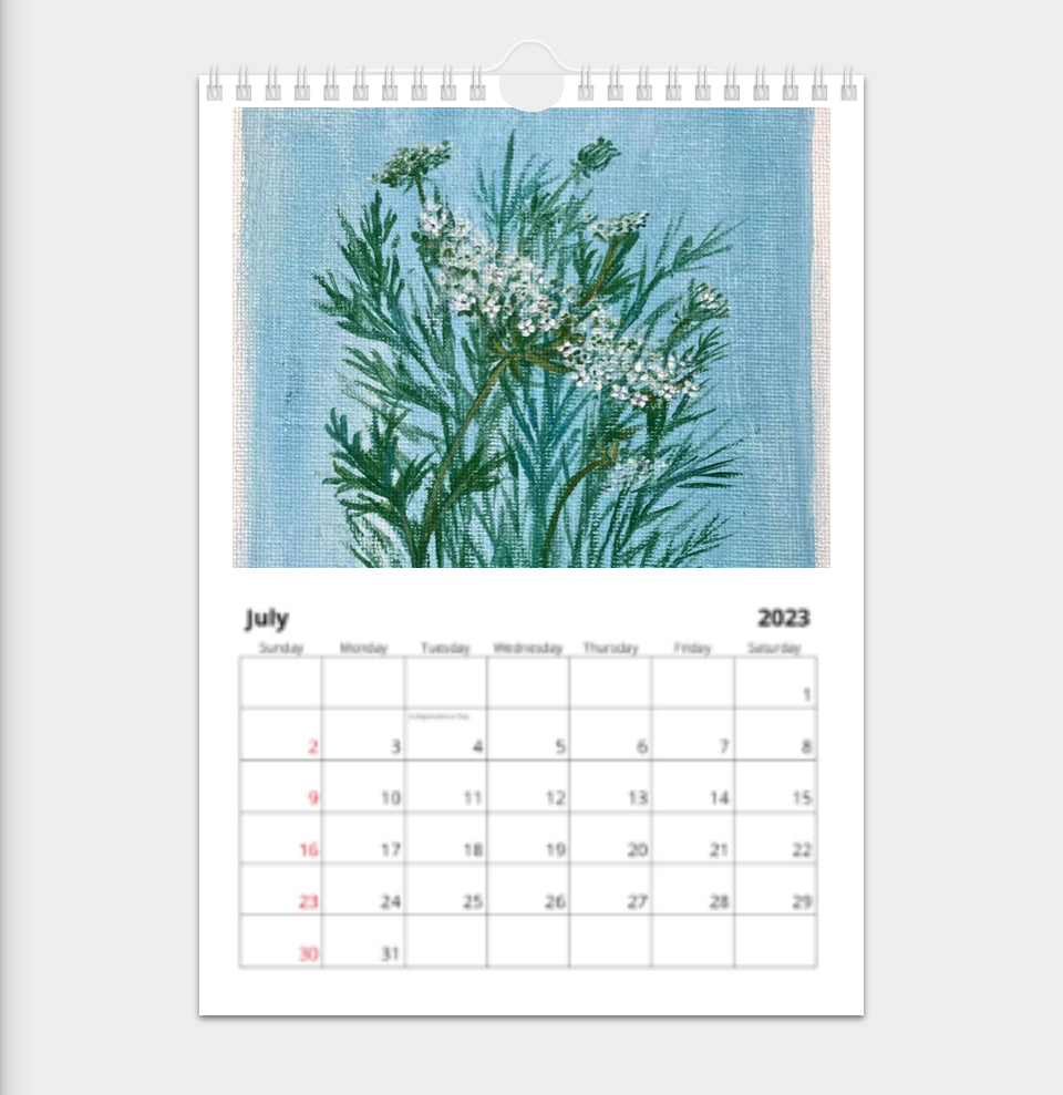 2023 Classic Artober Florals Calendar