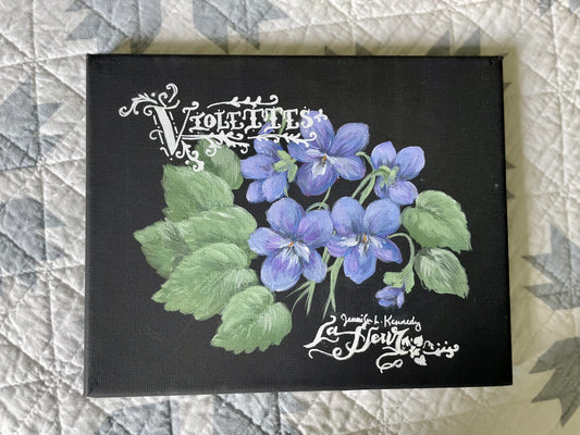 Fine Art Prints: Violets or Hydrangeas