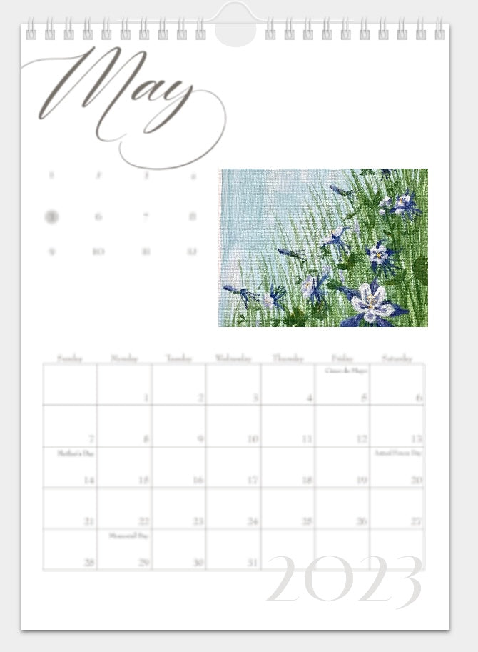 2023 ‘Elegant’ Artober Florals Calendar