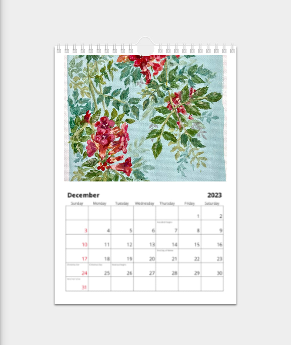 2023 Classic Artober Florals Calendar