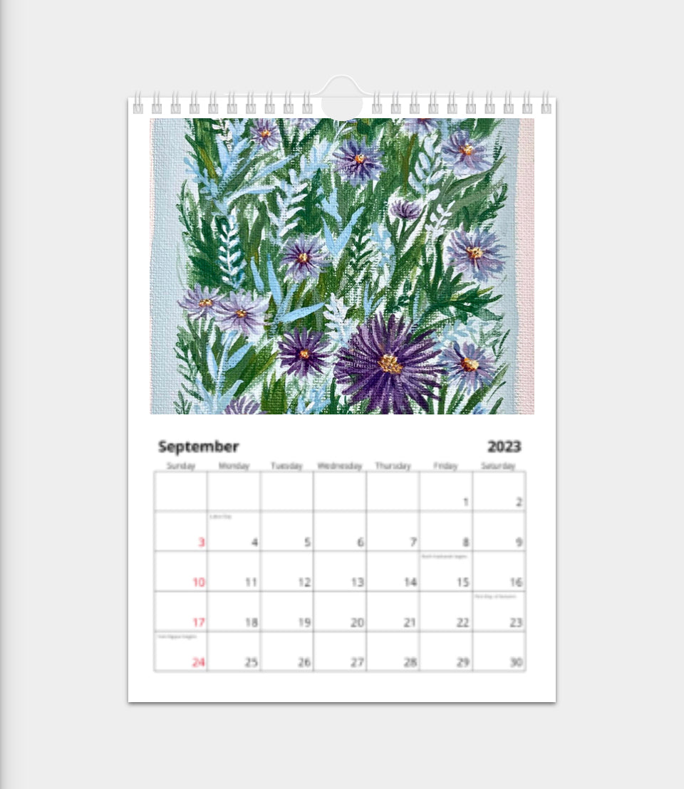 2023 Classic Artober Florals Calendar