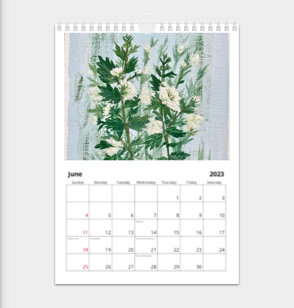 2023 Classic Artober Florals Calendar