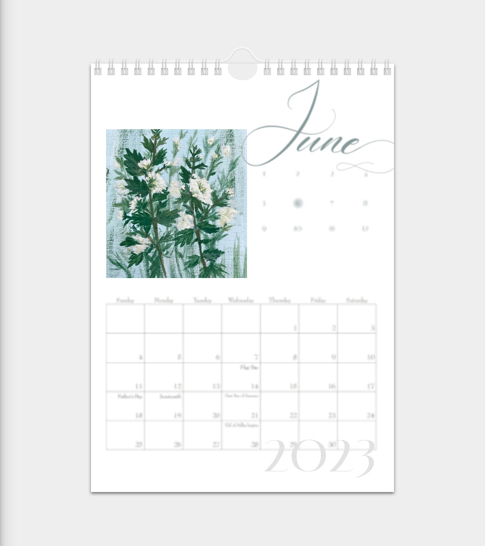 2023 Pirouetting Heart Art Cover Calendar