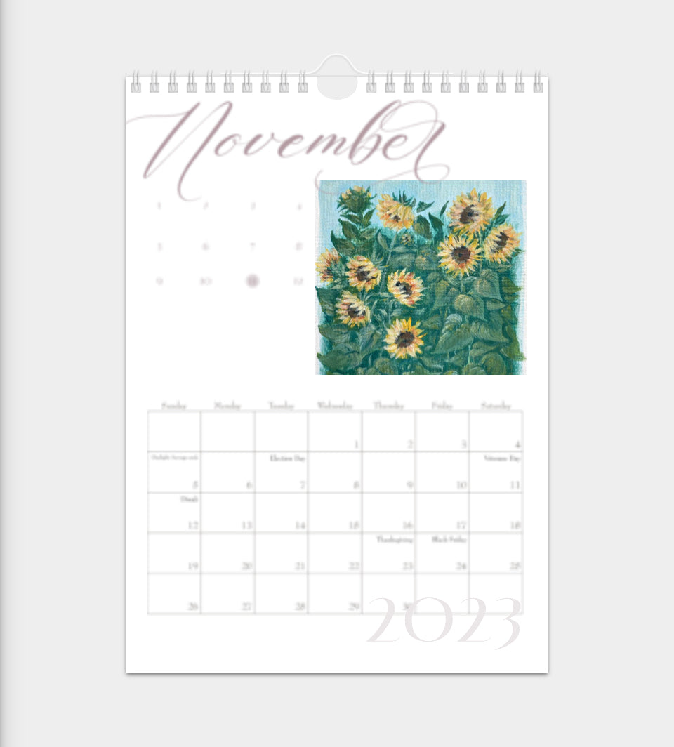 2023 Pirouetting Heart Art Cover Calendar