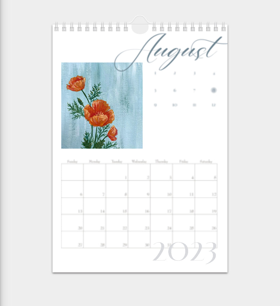 2023 Pirouetting Heart Art Cover Calendar