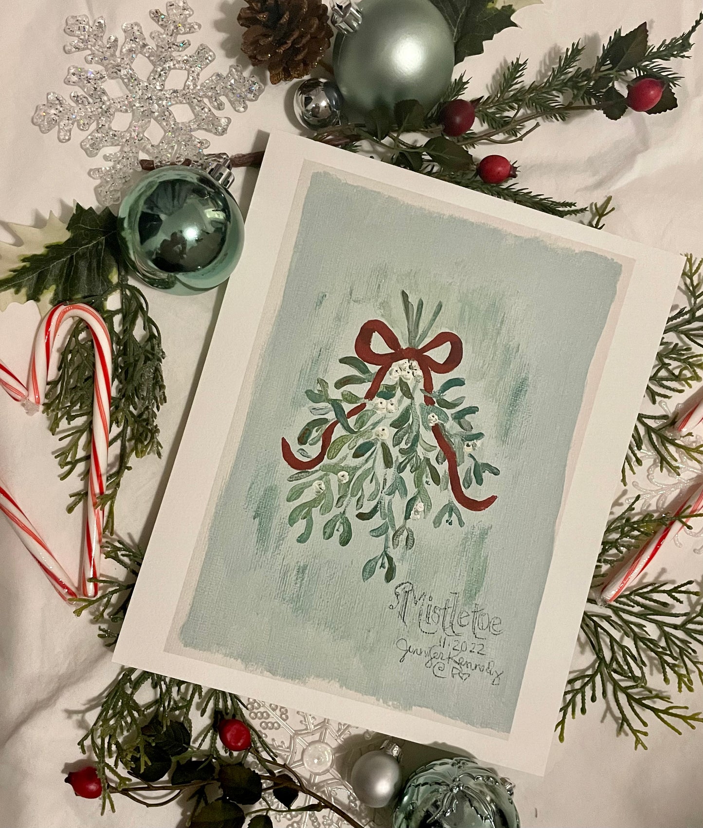 2022 Christmas Greenery Prints