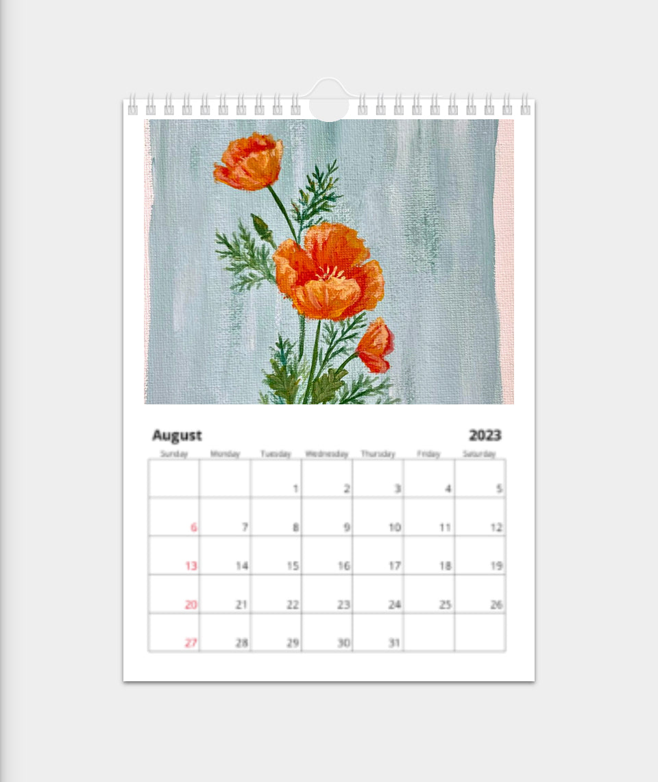 2023 Classic Artober Florals Calendar