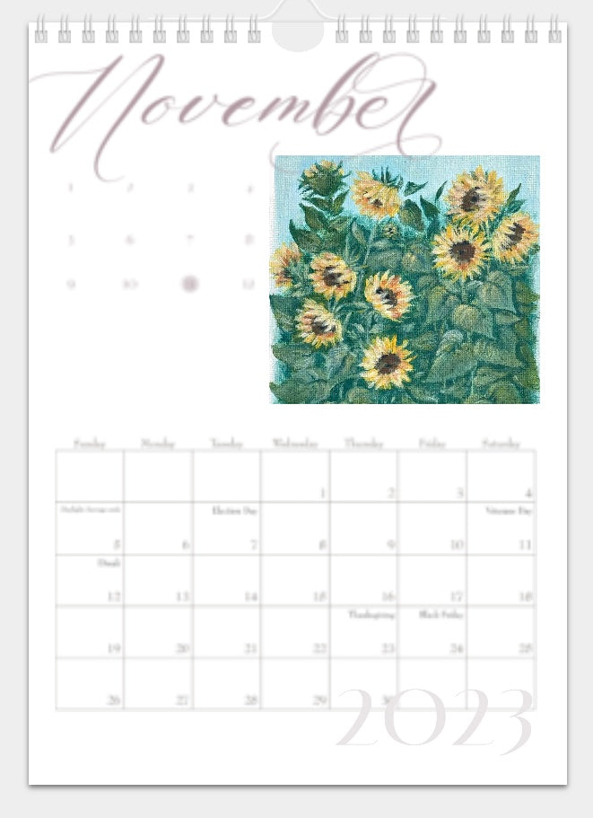 2023 ‘Elegant’ Artober Florals Calendar