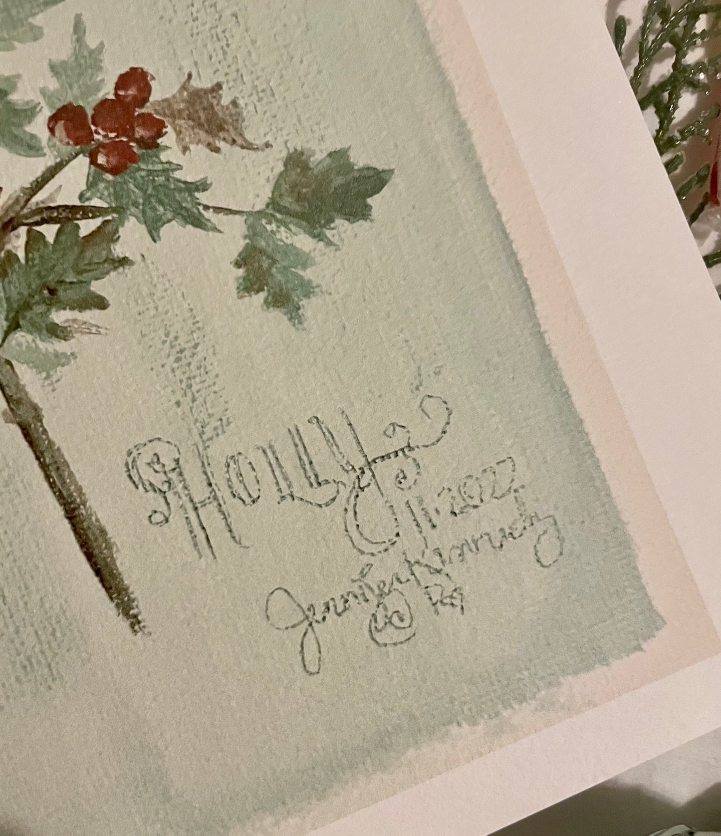 2022 Christmas Greenery Prints