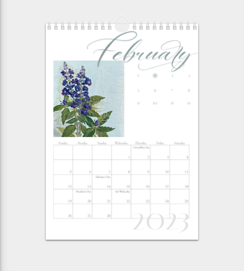2023 Pirouetting Heart Art Cover Calendar