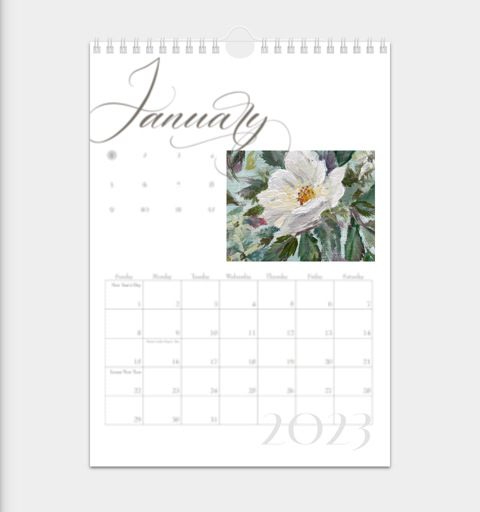 2023 Pirouetting Heart Art Cover Calendar