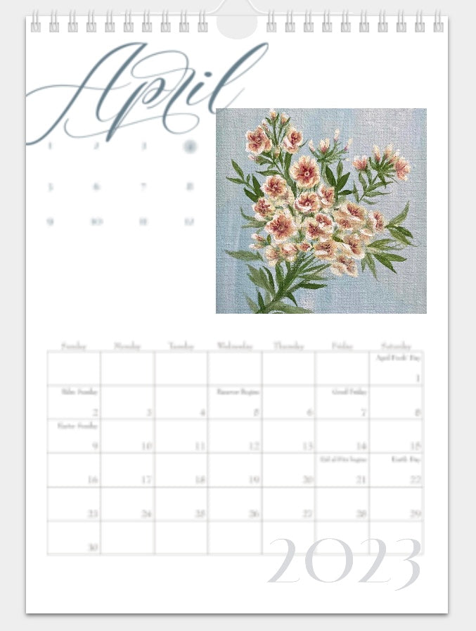 2023 ‘Elegant’ Artober Florals Calendar