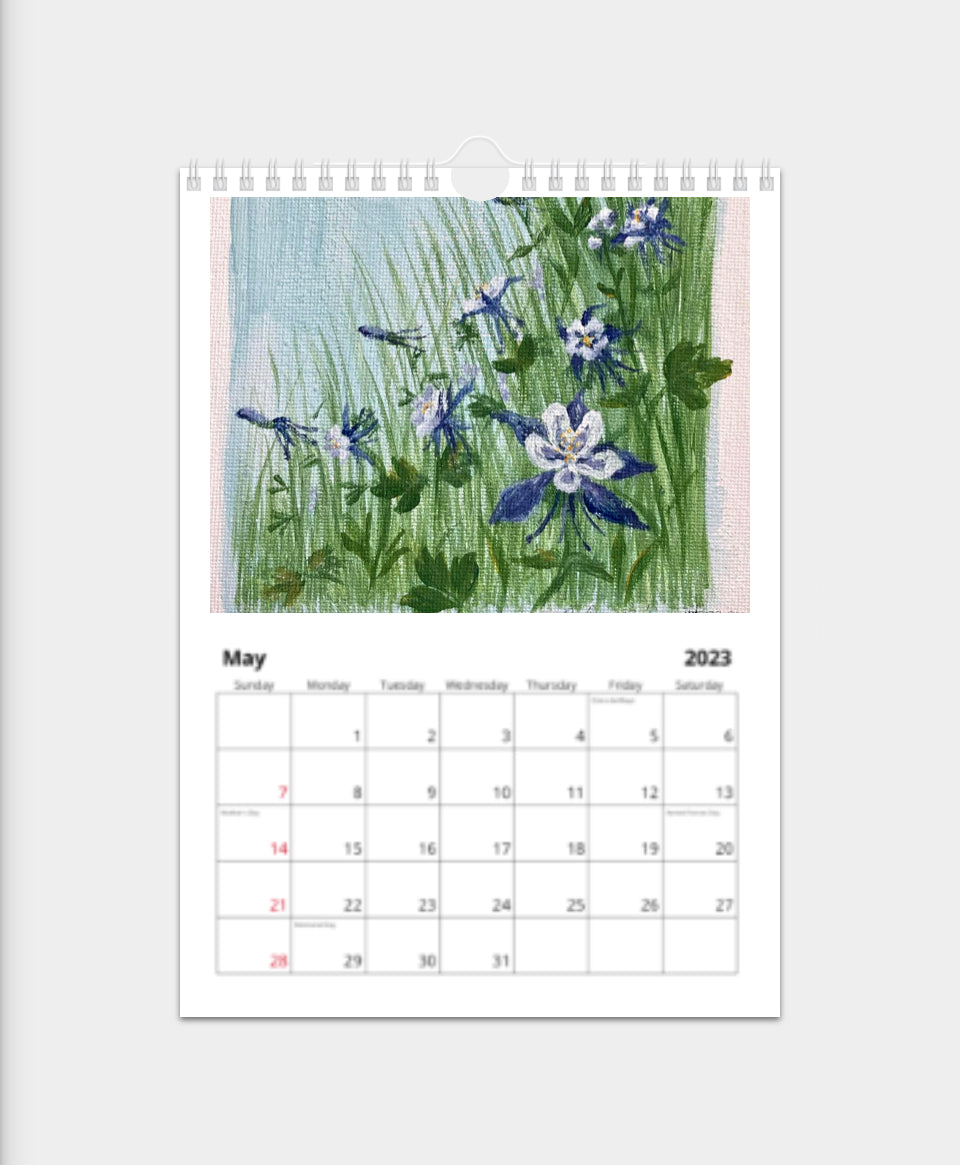 2023 Classic Artober Florals Calendar